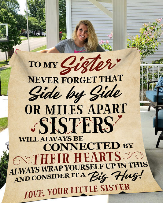 Sisters Cozy Plush Fleece Blanket