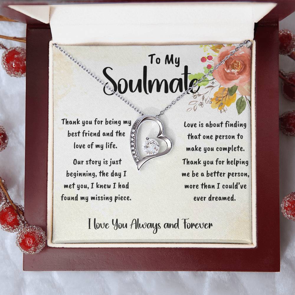 To My Soulmate Forever Love Necklace - Gifts We Have
