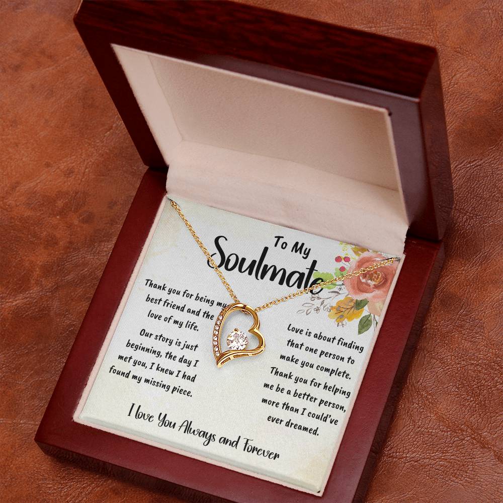 To My Soulmate Forever Love Necklace - Gifts We Have