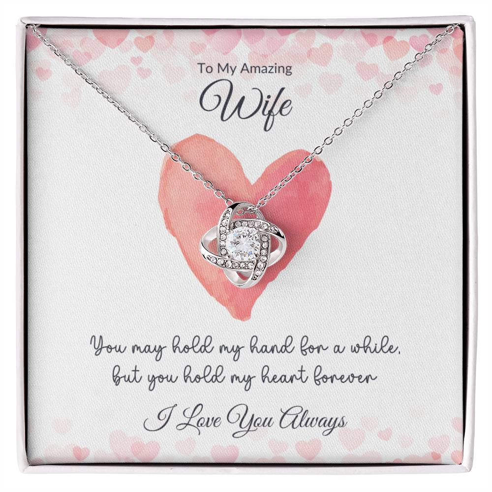 To My Wife Knot Necklace - Gifts We Have