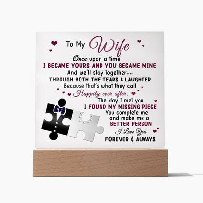 To My Wife - "Happily Ever After"