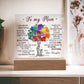 I am Grateful - Mom Square Acrylic