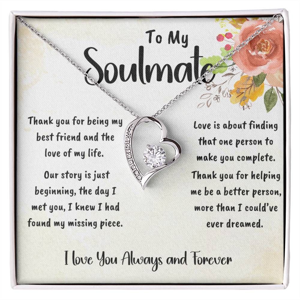 To My Soulmate Forever Love Necklace - Gifts We Have
