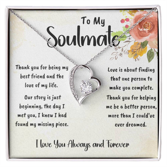 To My Soulmate Forever Love Necklace - Gifts We Have