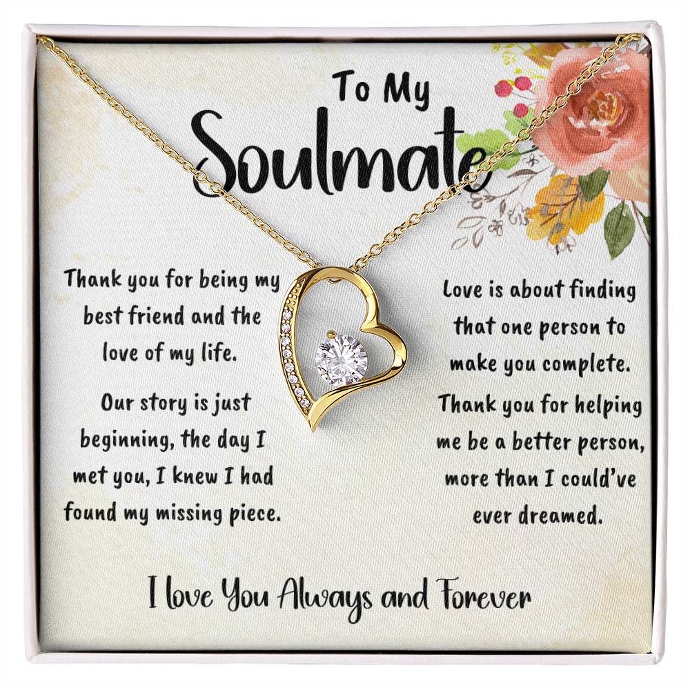 To My Soulmate Forever Love Necklace - Gifts We Have